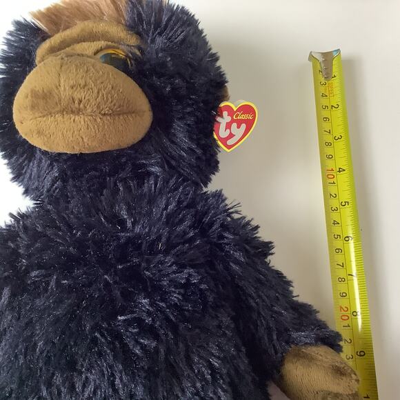 Ty Beanie Babies Classic Armstrong Gorilla Plush - Retired- Ty Silk Fabric - NWT - Picture 10 of 10